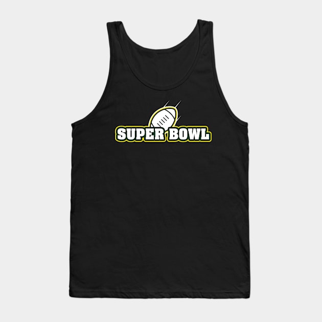 Super Bowl Football Tank Top by Toogoo